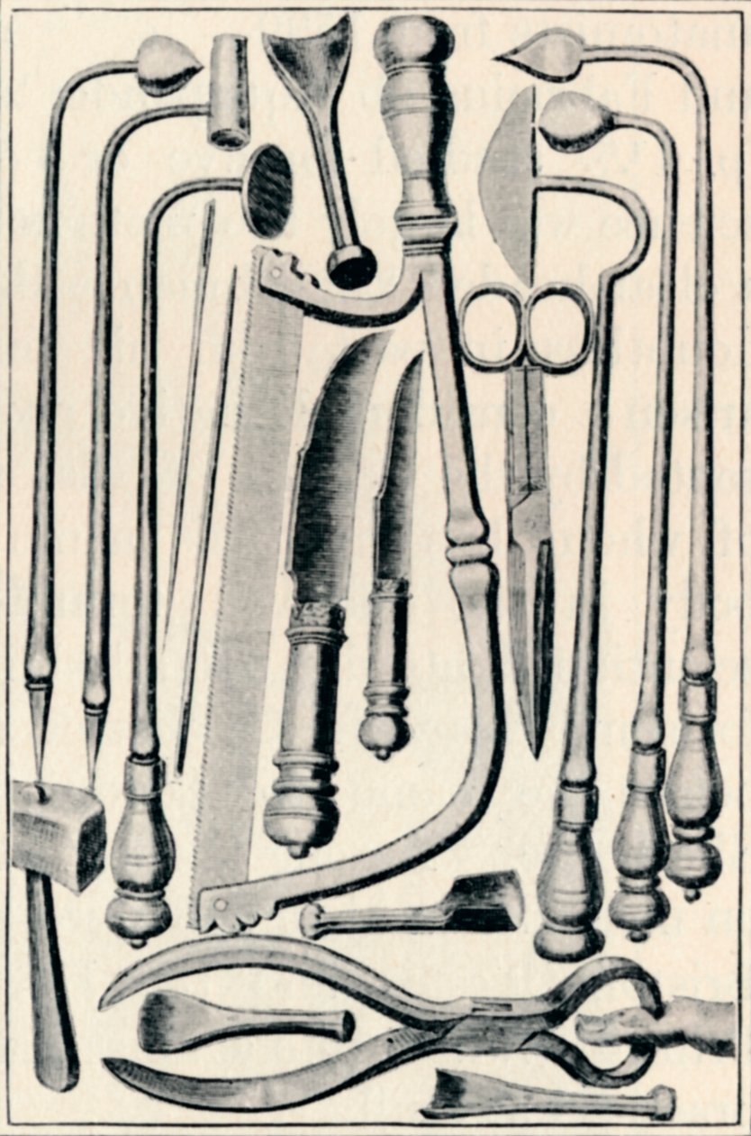 Instrumenty chirurgiczne, 1639, 1903 autorstwa Unbekannt