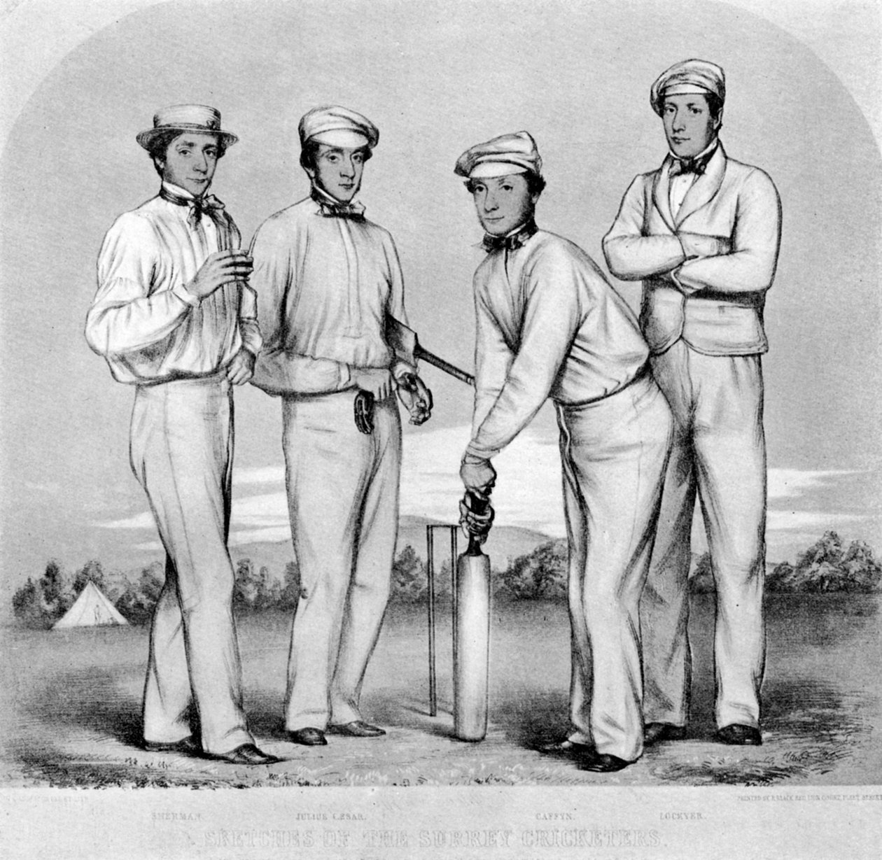 Surrey Cricketers, 1852 1912 autorstwa Unbekannt