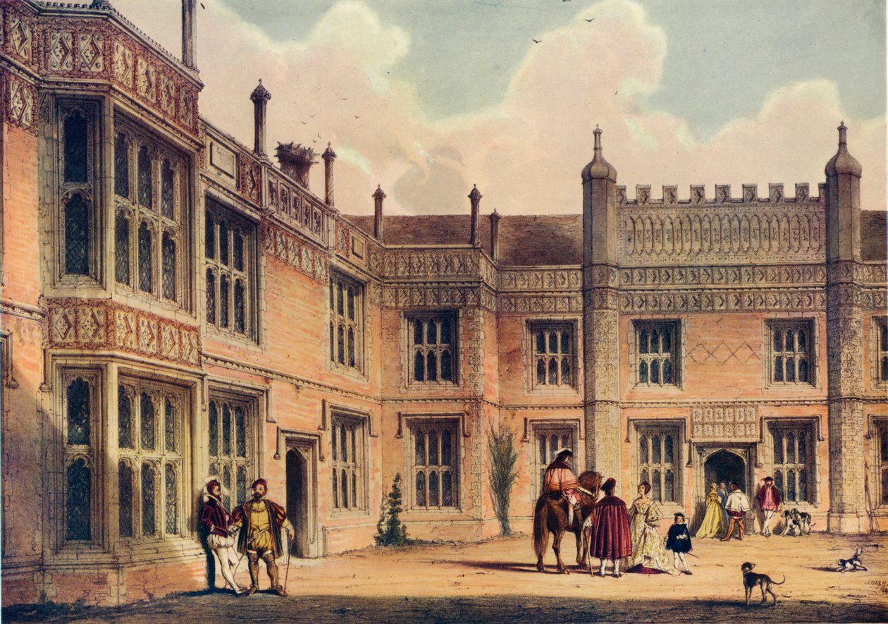 Sutton Place, front północny, 1909 autorstwa Unbekannt