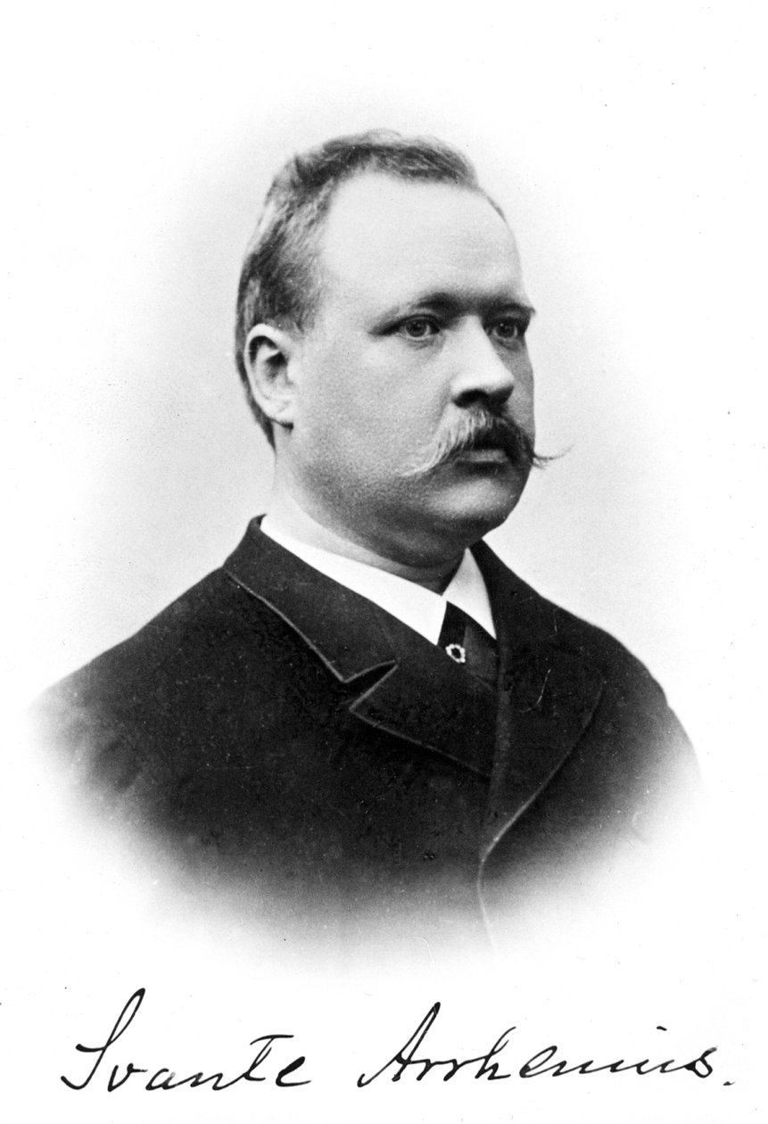 Svante Arrhenius 1859-1927, szwedzki fizyk i chemik autorstwa Unbekannt