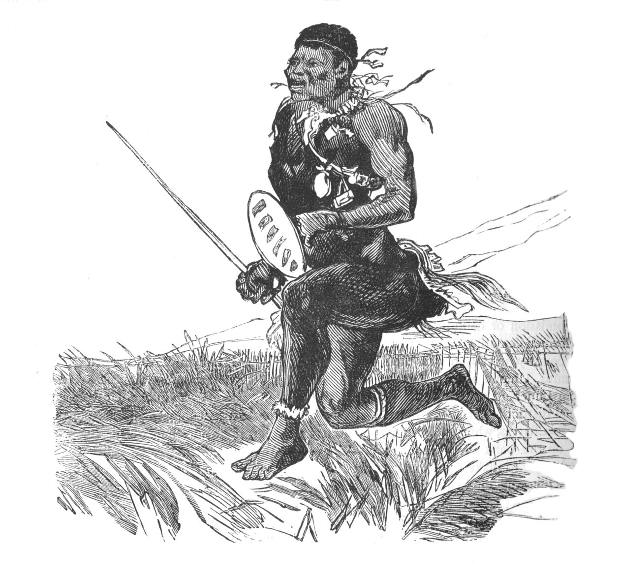 Zwiadowca Swazi, ok. 1880 r autorstwa Unbekannt