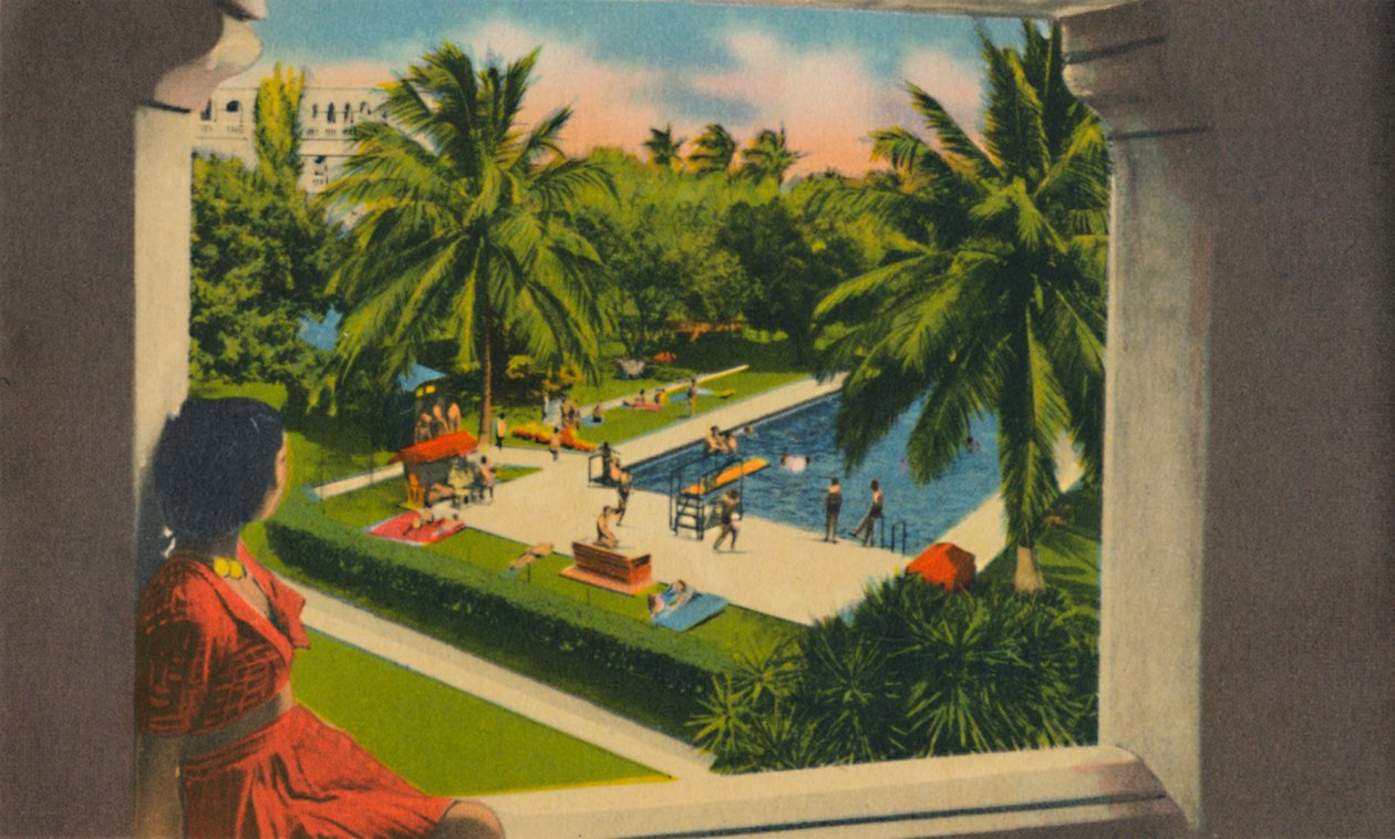 Basen, Hotel Del Prado, Barranquilla, ok. 1940 r. autorstwa Unbekannt