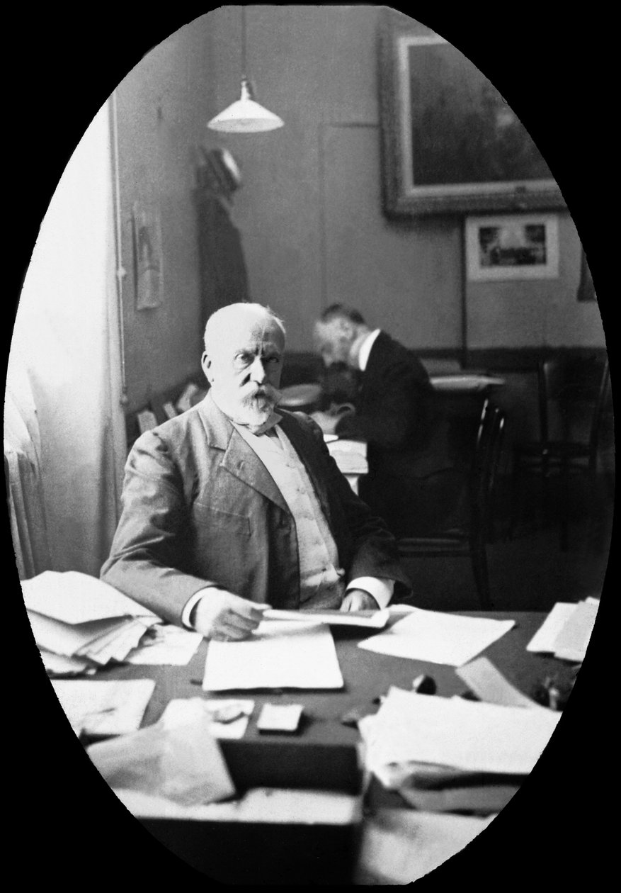 Szwajcaria Federal Gustave Ador (zdjęcie czarno-białe) autorstwa Unbekannt