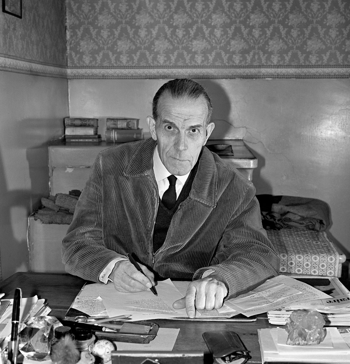Szwajcaria Gustave Literature Roud (zdjęcie czarno-białe) autorstwa Unbekannt