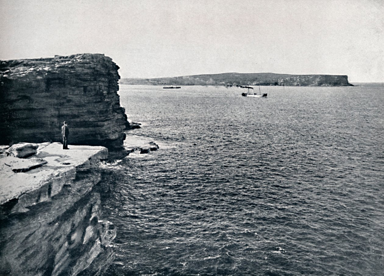 Sydney Heads, w Gap w Watsons Bay, ok. 1900. autorstwa Unbekannt