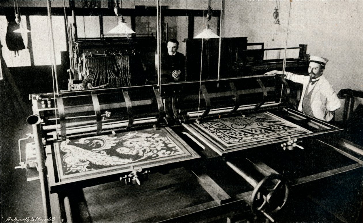 Elektryczna maszyna do cięcia kart Szczepanis, c1903 autorstwa Unbekannt
