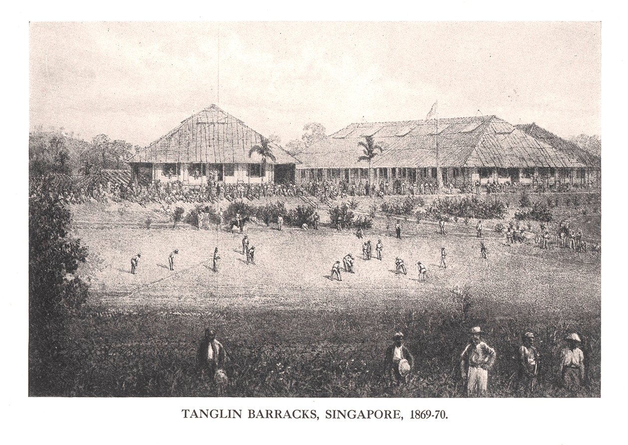 Koszary Tanglin, Singapur, 1869-1870 1912 autorstwa Unbekannt