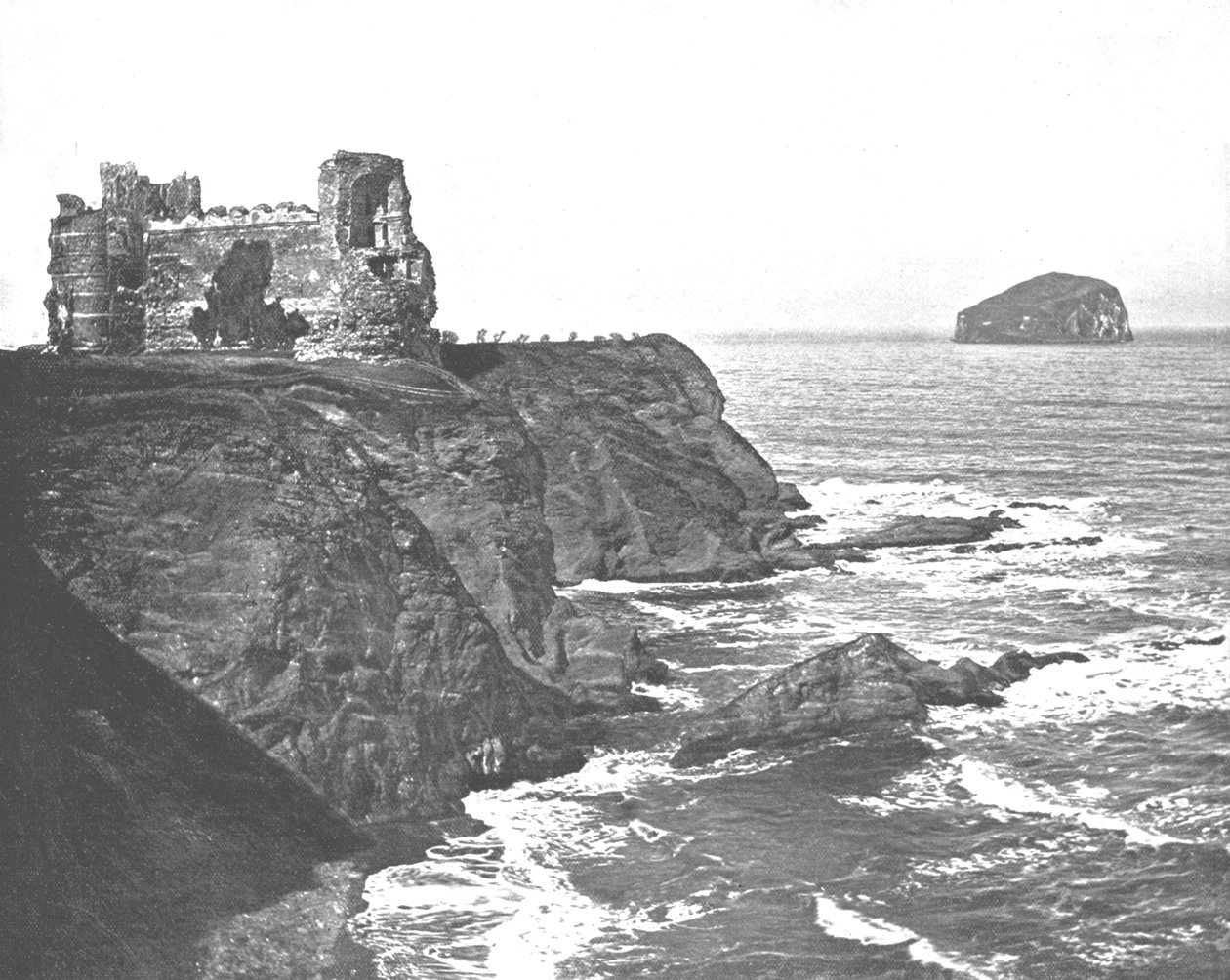 Zamek Tantallon, Berwickshire. autorstwa Unbekannt