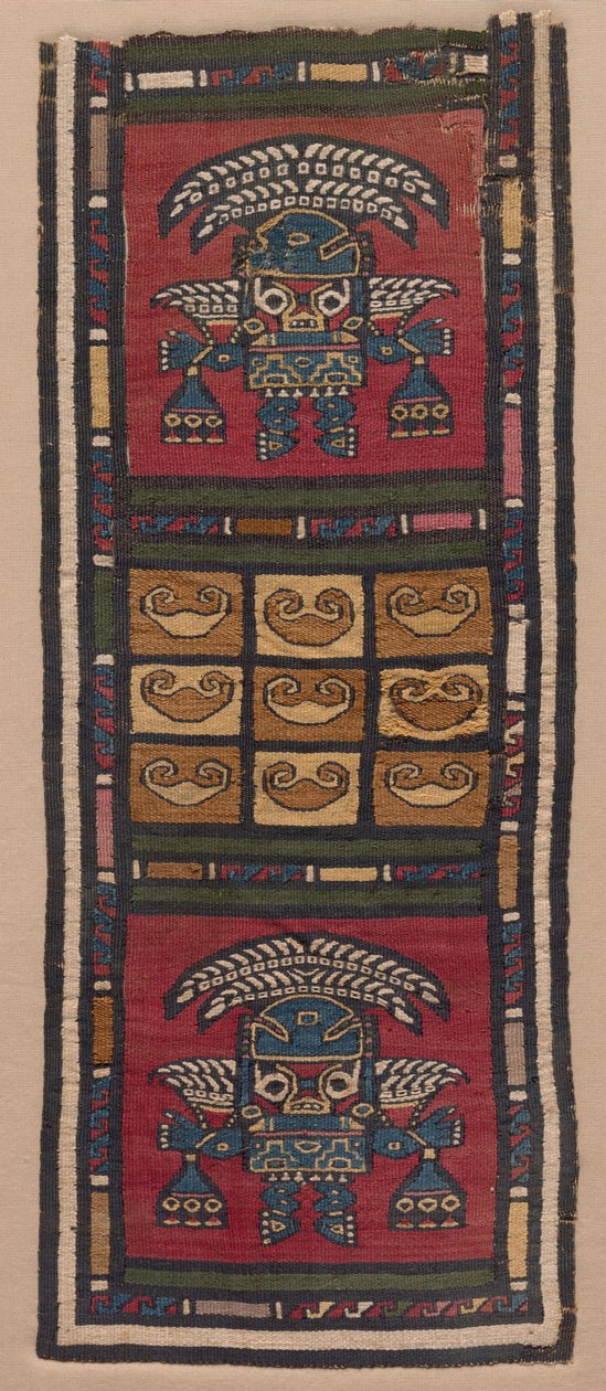 Fragment gobelinu, 700-1370s. autorstwa Unbekannt