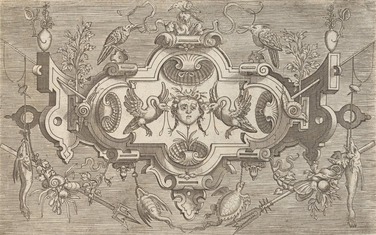 Tablice i inne ozdoby z różnymi i kapryśnymi wynalazkami Kartusze i inne ozdoby z ..., 1773. autorstwa Unbekannt