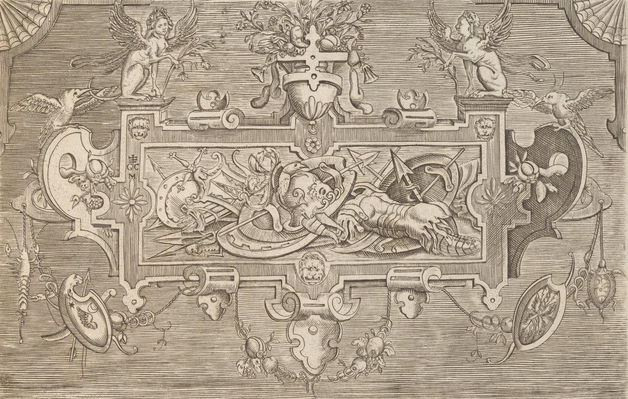 Tablice i inne ozdoby z różnymi i kapryśnymi wynalazkami Kartusze i inne ozdoby z ..., 1773. autorstwa Unbekannt