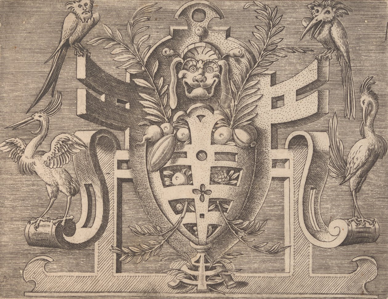 Tablice i inne ozdoby z różnymi i kapryśnymi wynalazkami Kartusze i inne ozdoby z ..., 1773. autorstwa Unbekannt