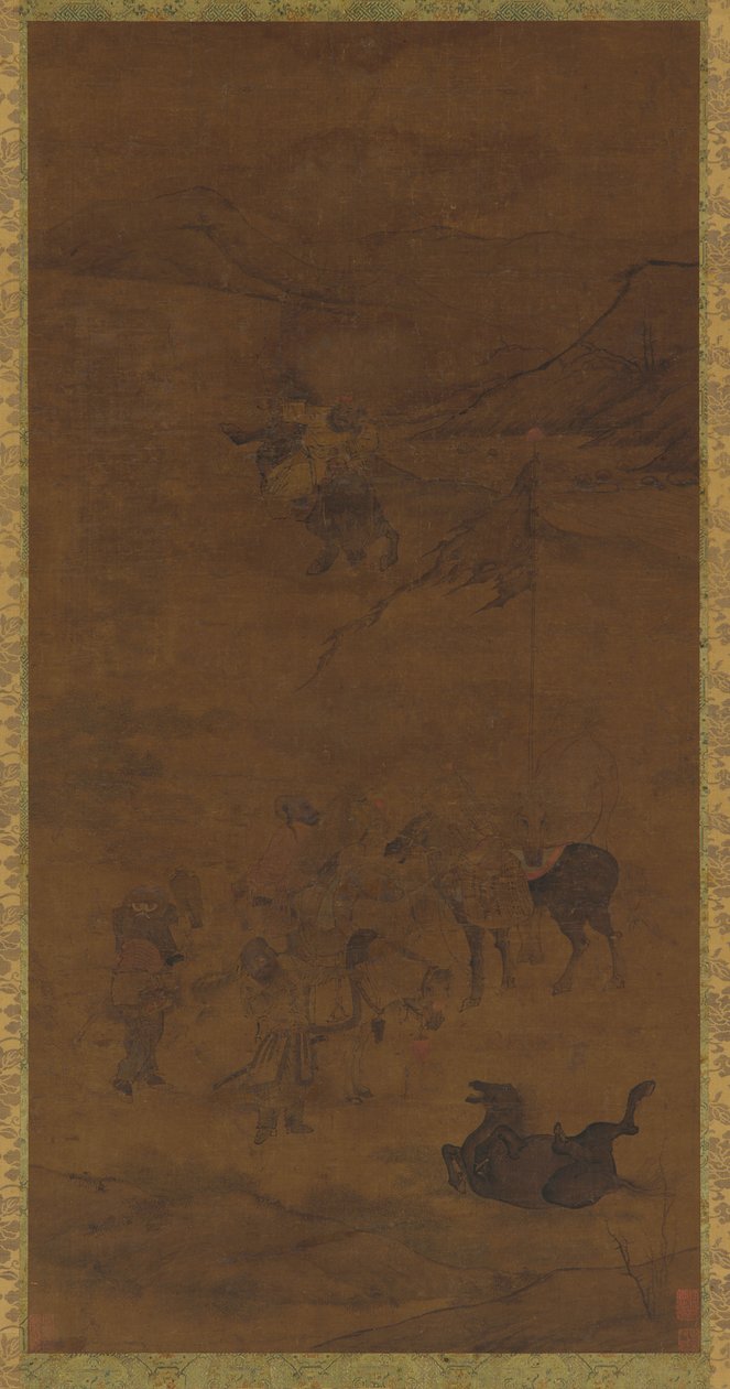 Jeźdźcy tatarscy, dynastia Ming, 1368-1644. autorstwa Unbekannt