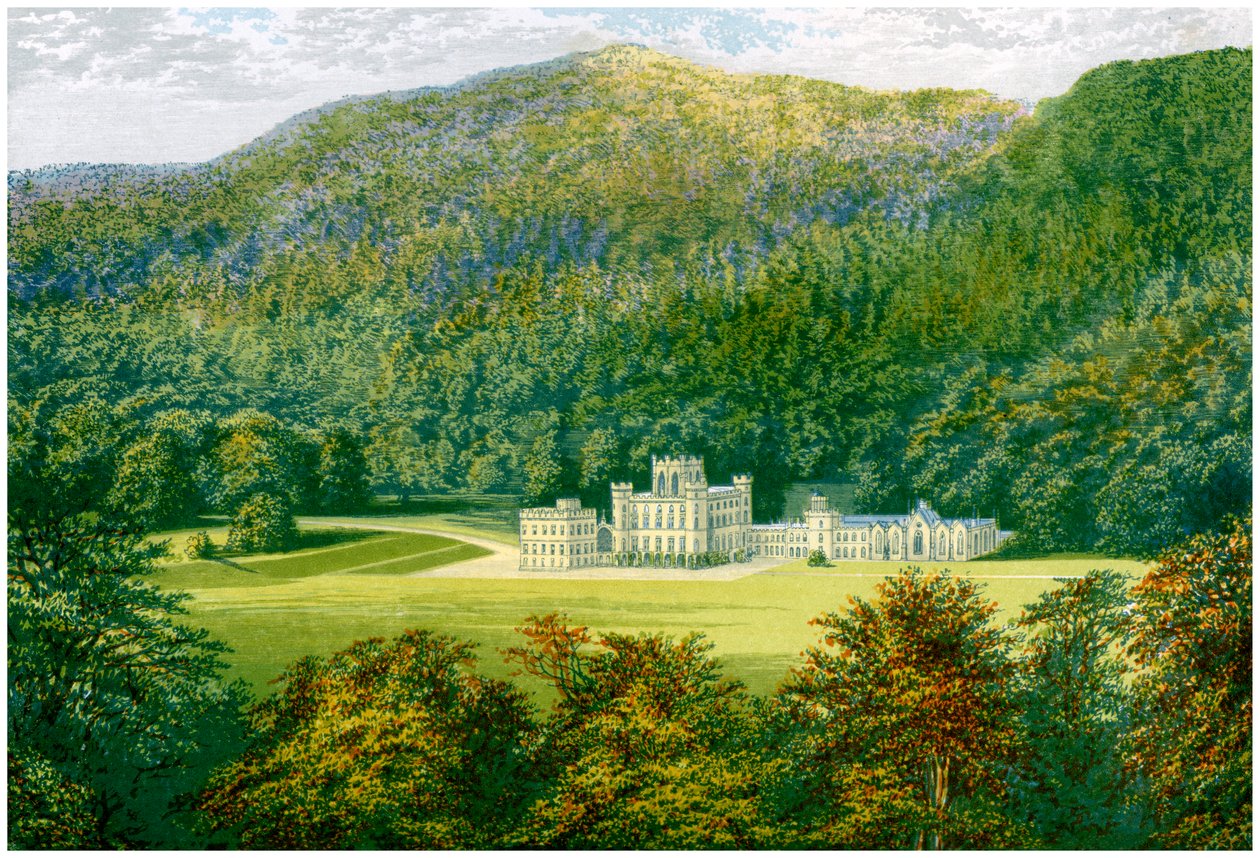 Zamek Taymouth, Perthshire, Szkocja, dom hrabiego Breadalbane, c1880 autorstwa Unbekannt