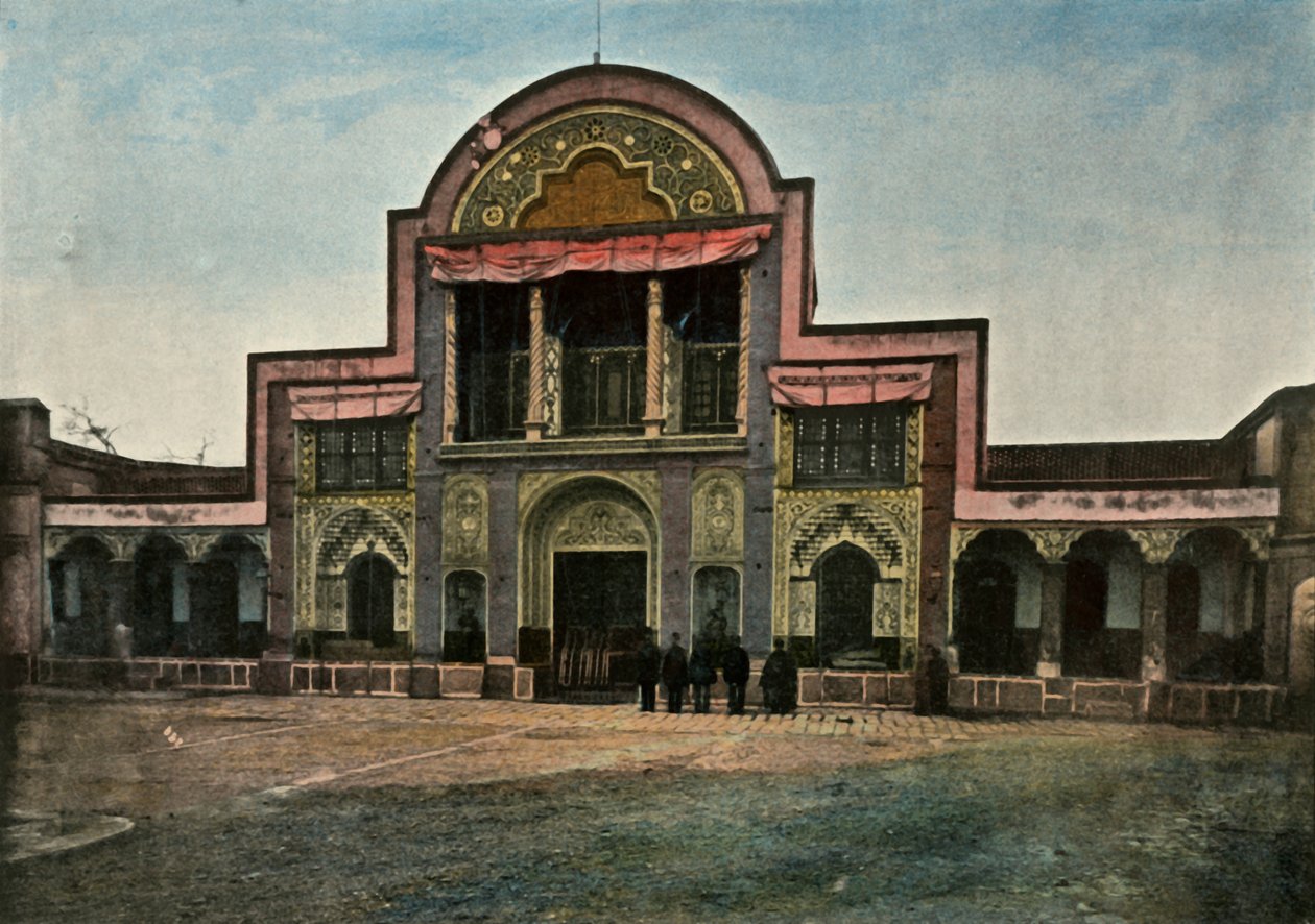 Teheran. Porte Du Palais Du Schah, Brama Pałacu Szacha - Teheran, 1900. autorstwa Unbekannt
