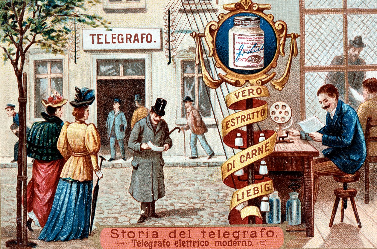 Biuro telegraficzne, ok. 1900 autorstwa Unbekannt
