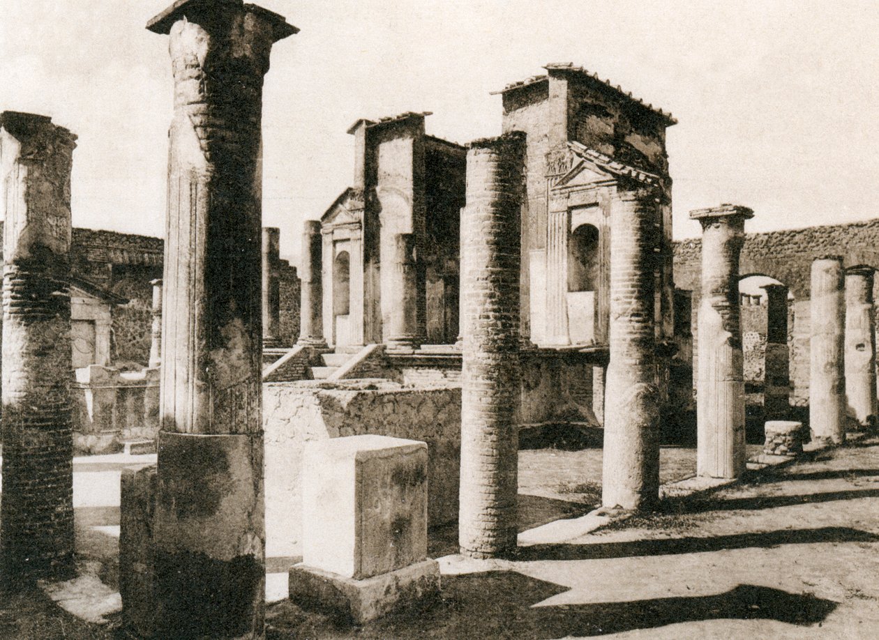 Świątynia Izydy, Pompeje, Włochy, ok. 1900 autorstwa Unbekannt
