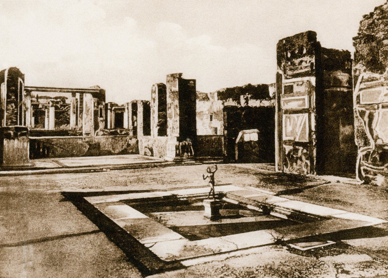 Świątynia Apolla, Pompeje, Włochy, ok. 1900 autorstwa Unbekannt