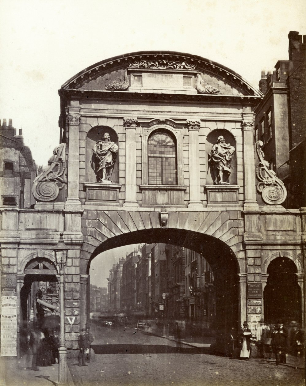 Temple Bar, Londyn, XIX wiek autorstwa Unbekannt