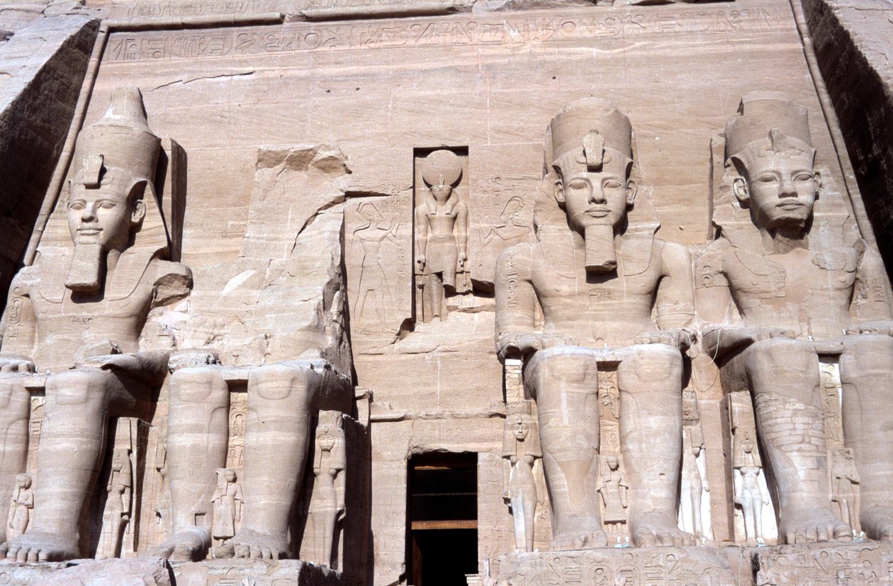 Świątynia Abu Simbel, Egipt, XIII wiek pne autorstwa Unbekannt