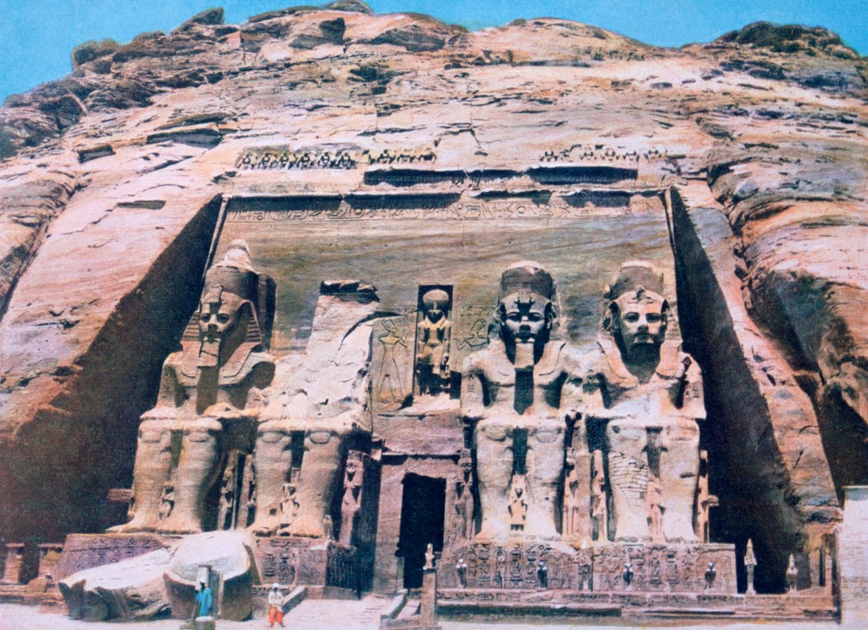 Świątynia Abu Simbel, Egipt, XX wiek autorstwa Unbekannt