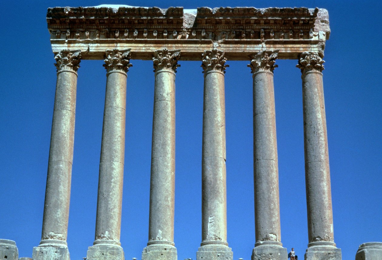 Świątynia Heliopolita Zeusa, Baalbek, Liban, 10-249 AD autorstwa Unbekannt