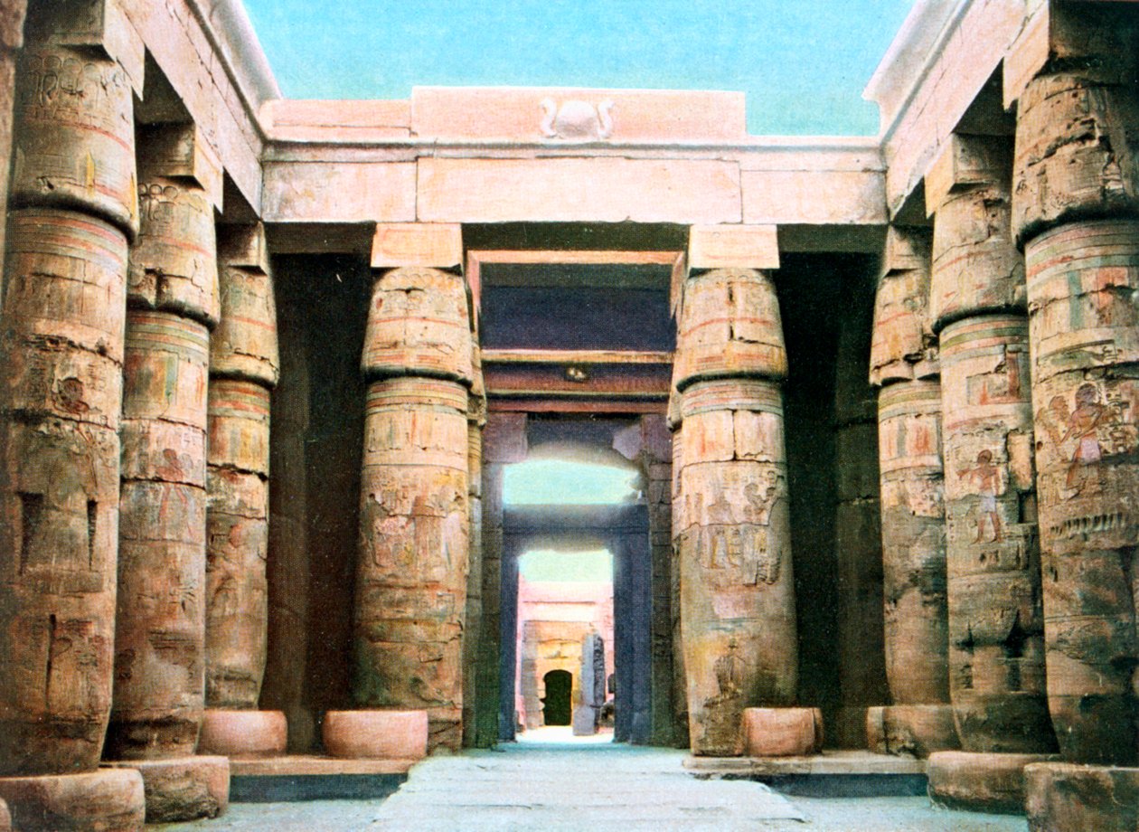 Świątynia Chonsu, Karnak, Luksor, Egipt, XX wiek autorstwa Unbekannt