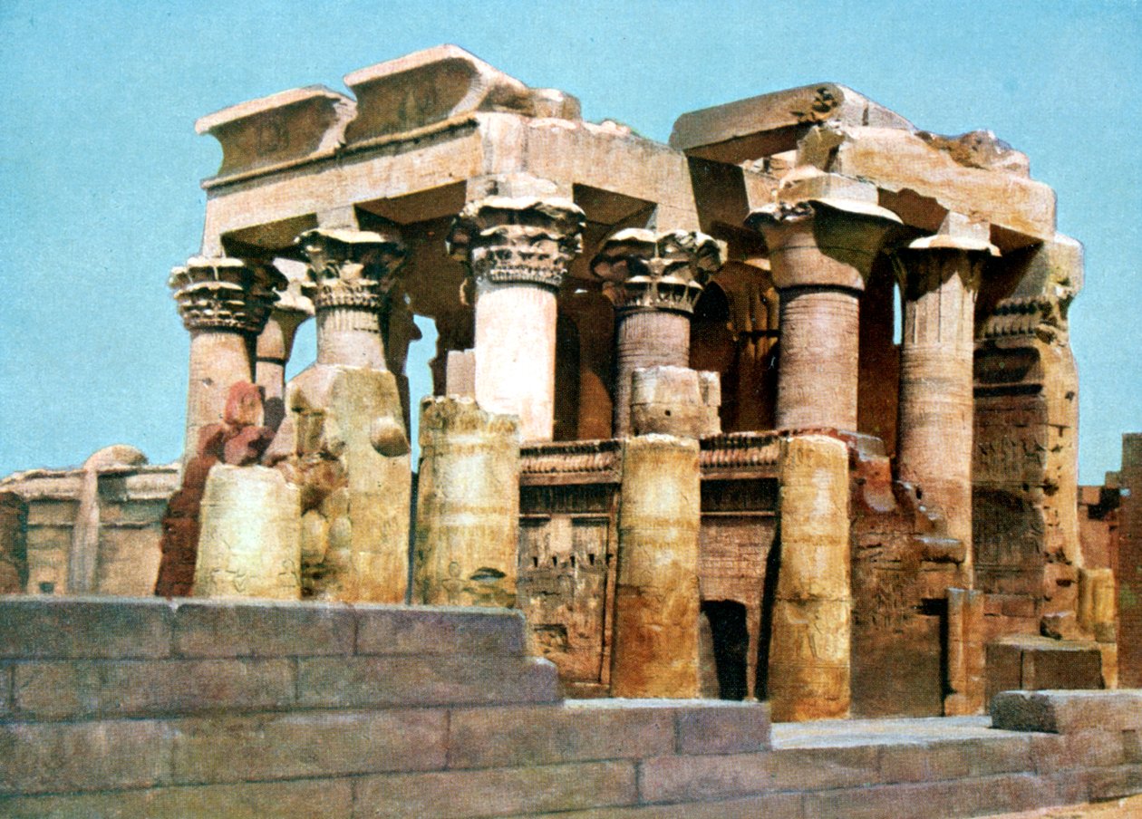 Świątynia Kom Ombo, Egipt, XX wiek autorstwa Unbekannt