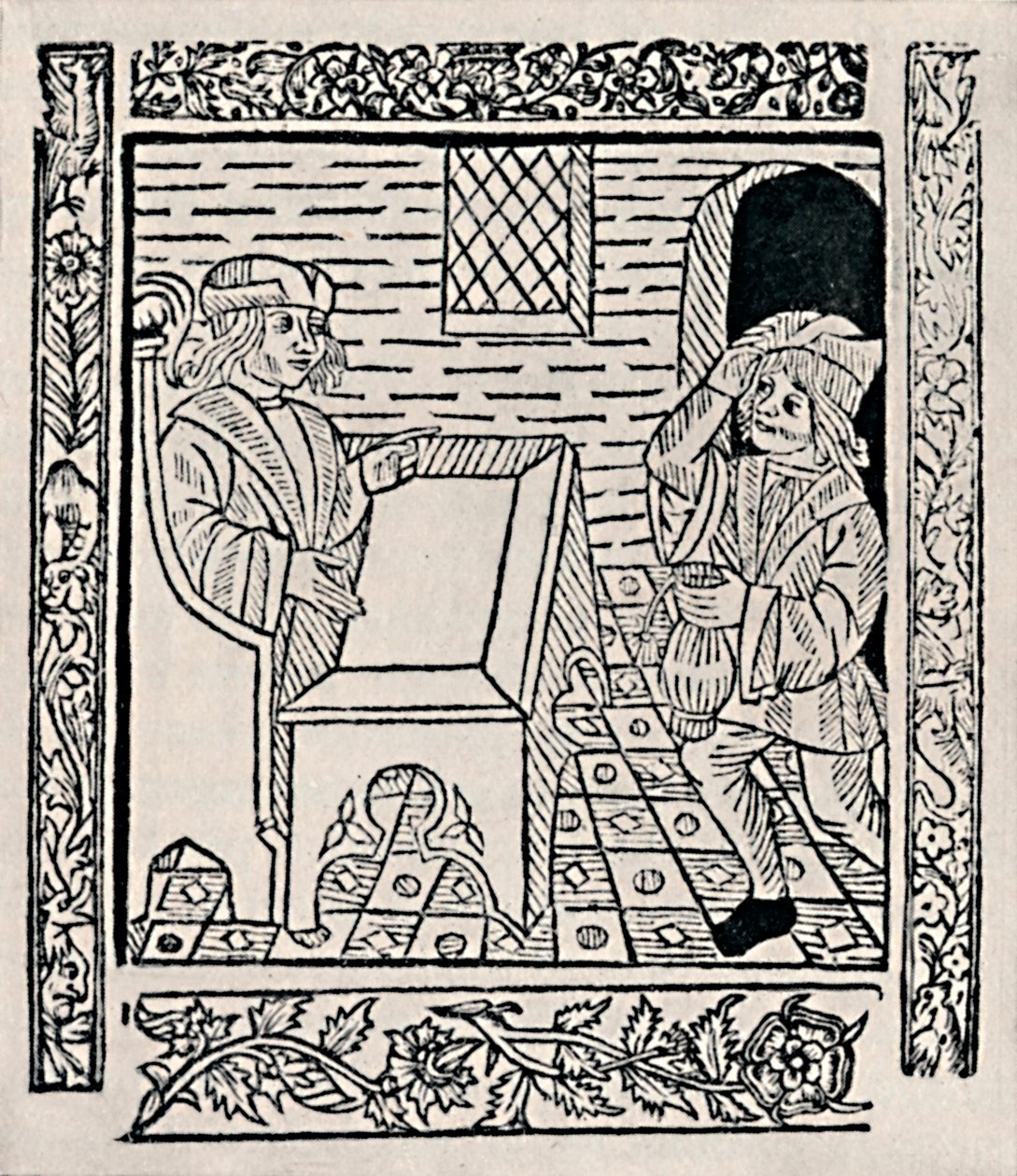 Najemca płacący czynsz, 1523, 1903 autorstwa Unbekannt