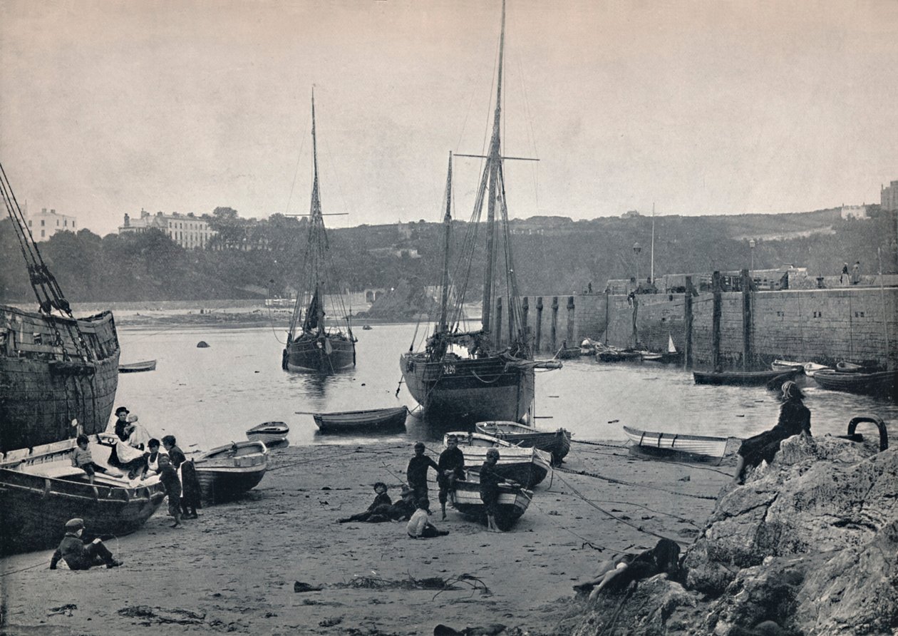 Tenby - W porcie, 1895 autorstwa Unbekannt