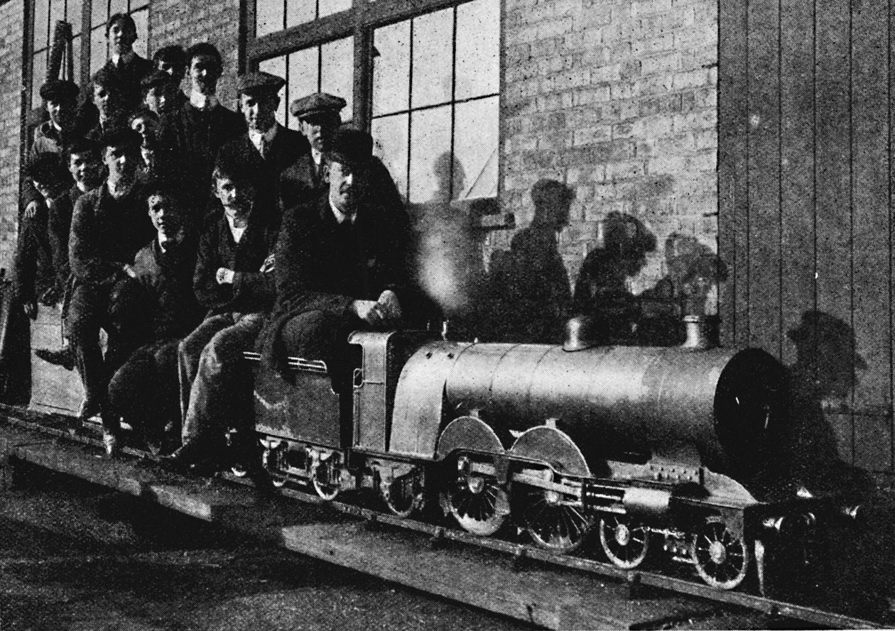 Testowanie miniaturowego silnika atlantyckiego w Northampton, 1926 autorstwa Unbekannt