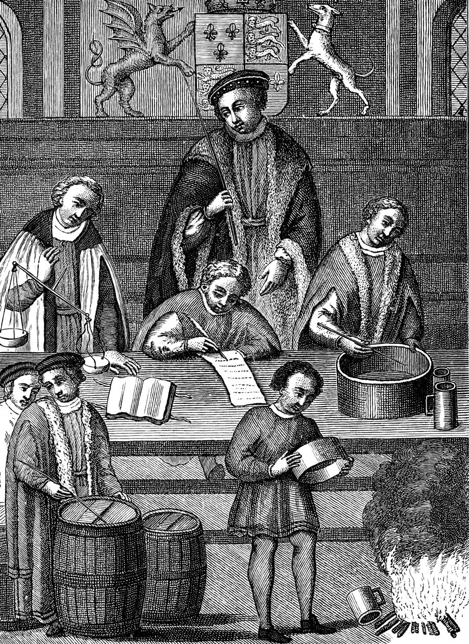 Testowanie wag i miar za panowania Henryka VII, Anglia, 1497-1509 autorstwa Unbekannt