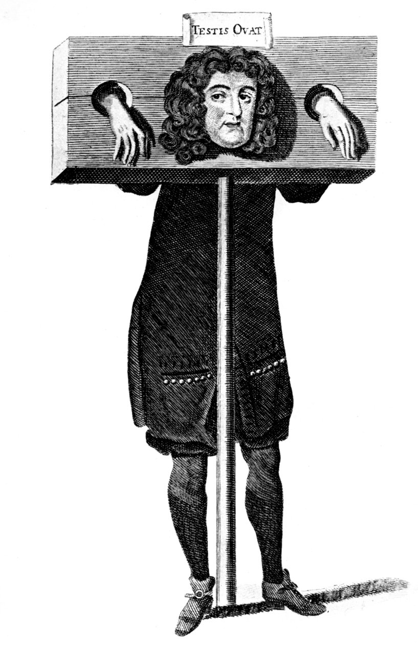 Testis Ovat, Titus Oates pod pręgierzem, XVII w. ok. 1905 autorstwa Unbekannt