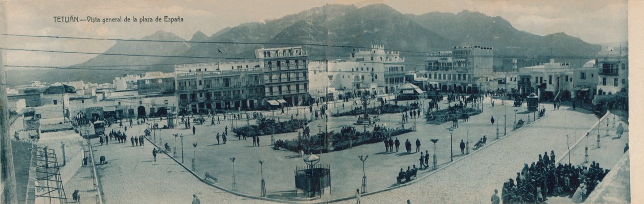 Tetuan - Widok ogólny Plaza de Espana, ok. 1910. autorstwa Unbekannt