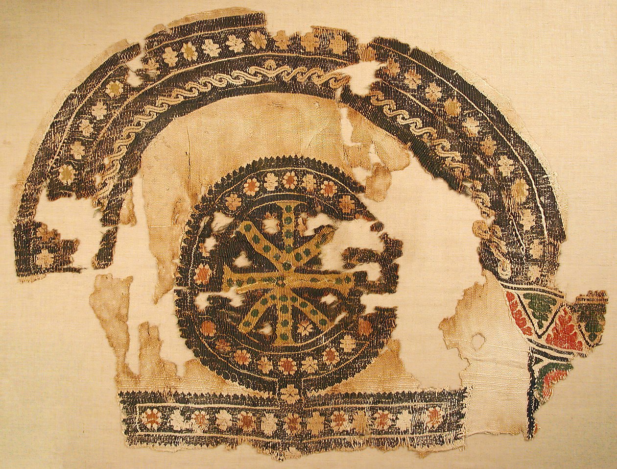 Fragment tkaniny, bizantyjski, V-VI w. autorstwa Unbekannt
