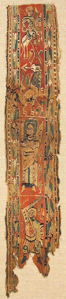 Fragment tkaniny, bizantyjski, VI-VIII w. autorstwa Unbekannt