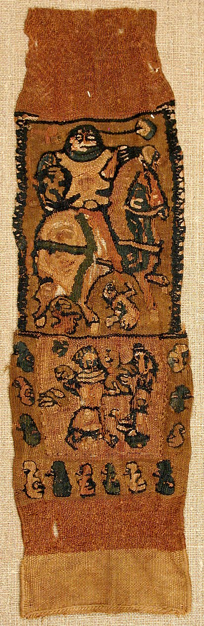 Fragment tkaniny, bizantyjski, VI-VIII w. autorstwa Unbekannt