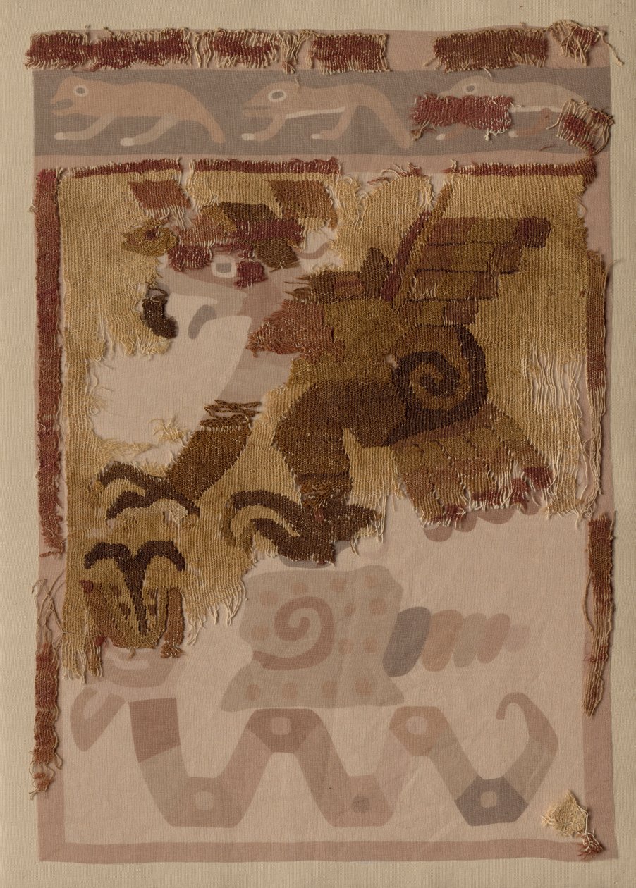 Fragment tkaniny, ok. 1930 r. 50-650. autorstwa Unbekannt