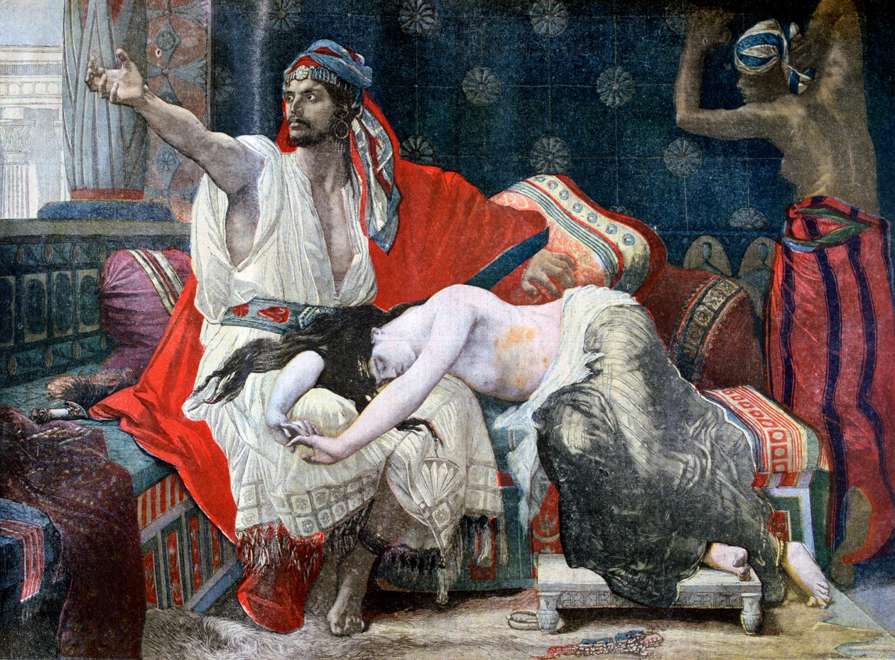 Tamar i Absalon, 1893 autorstwa Unbekannt