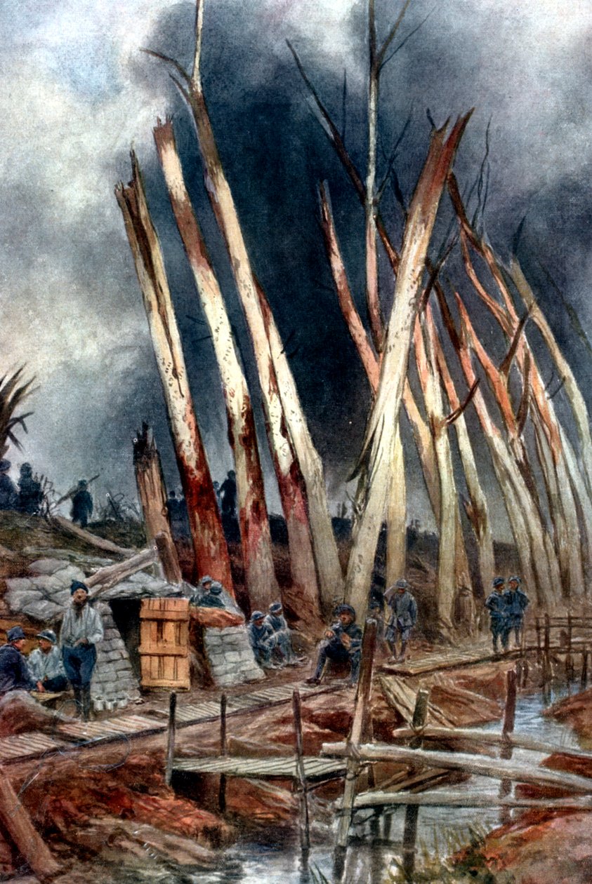 Ofensywa pod Yser, 1917 autorstwa Unbekannt