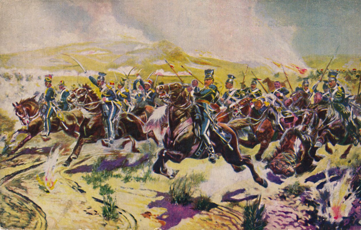 Siedemnasty Ułanów. Szarża Lekkiej Brygady pod Kominiarką, 1854, 1939 autorstwa Unbekannt