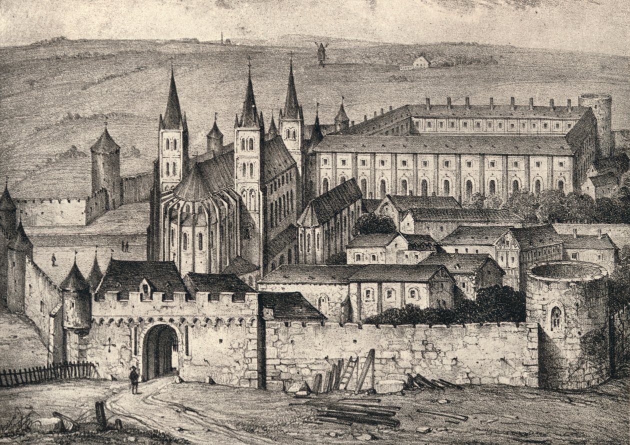 Opactwo St Germain-des-Prés w XIV wieku, 1915 autorstwa Unbekannt