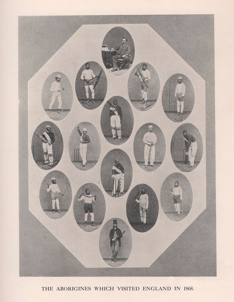 Aborygeni, którzy odwiedzili Anglię w 1868, 1912. autorstwa Unbekannt