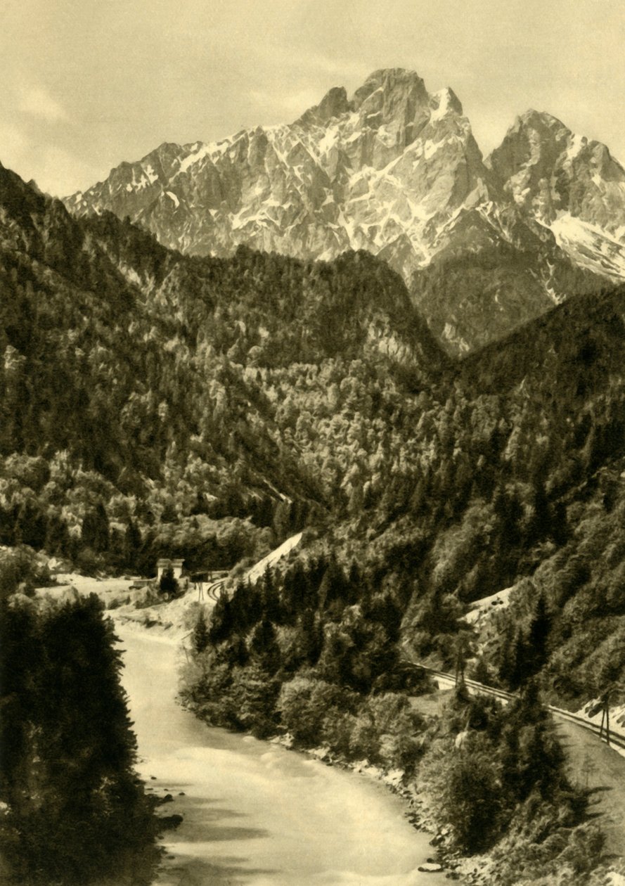 Admonter Reichenstein, Park Narodowy Gesäuse, Styria, Austria, c1935. autorstwa Unbekannt