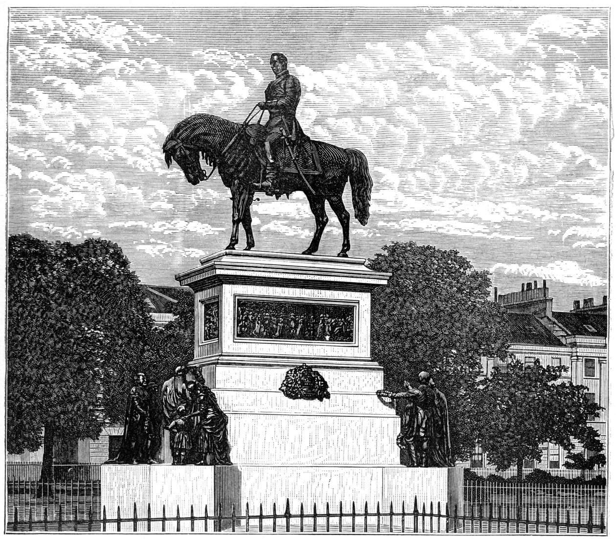Albert Memorial, Charlotte Square, Edynburg, 1900 autorstwa Unbekannt