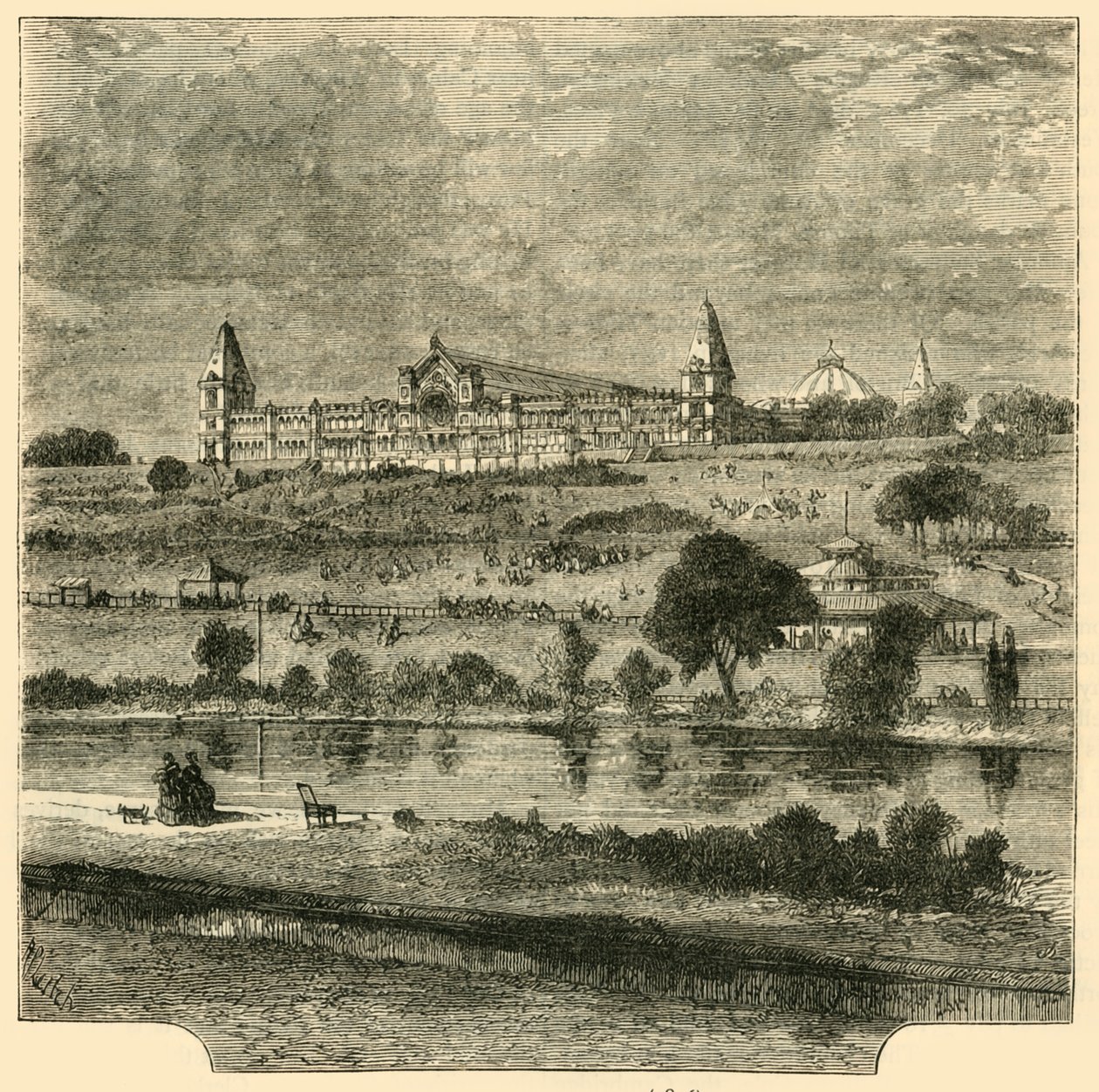 Pałac Aleksandry 1876, c1876. autorstwa Unbekannt