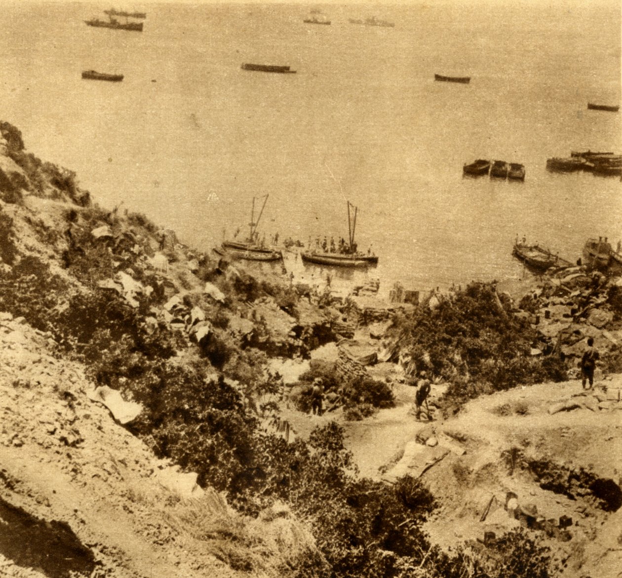 Kolonia Anzac w Gallipoli, Gaba Tepe autorstwa Unbekannt