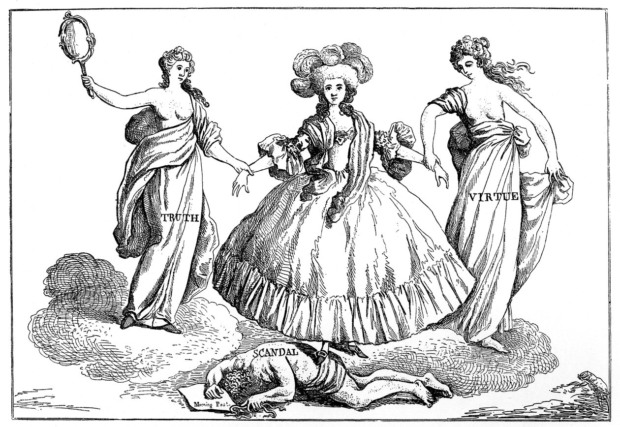 Apoteoza księżnej Devonshire, 1784 autorstwa Unbekannt