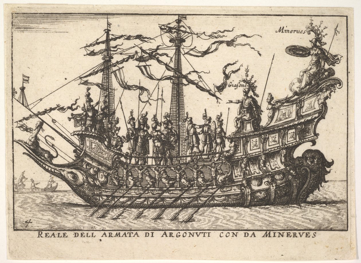 Argonauci dowodzeni przez Minerva Reale dell army di Argonuti z da Minerves, z ser…, 1664. autorstwa Unbekannt