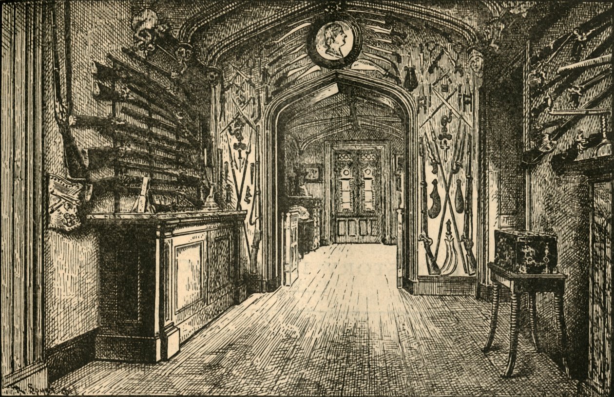 Zbrojownia w Abbotsford, 1882. autorstwa Unbekannt